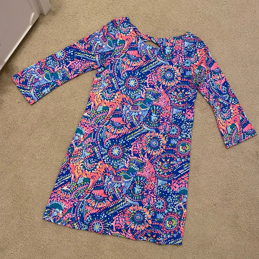 Lilly Pulitzer bay dress in “no prob llama”